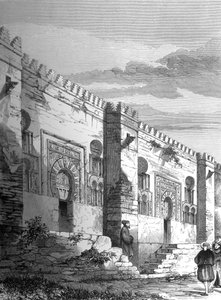 Mezquita, Cordoba, Španělsko, 1849.
