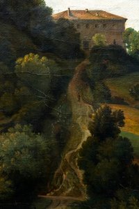 Vila Madame v Římě, detail od Blaise-Alexandre Desgoffe