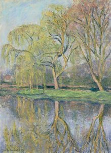 Francouzsky: Le Printemps (Leknínové jezírko v Giverny)