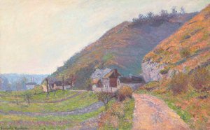 Silnice poblíž Giverny (olej na plátně)