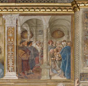 Central Aave, Fourth North Span, Circumcision, Boccaccio Boccaccino 1516-17 od Boccaccio Boccaccino