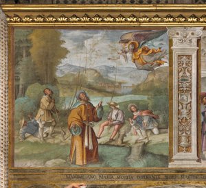 Central Aisle, First North Span, Oznámení pro Gioacchino, Boccaccio Boccaccino 1514-15 od Boccaccio Boccaccino