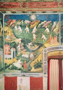 Měsíc červenec, cca 1400 od Bohemian School