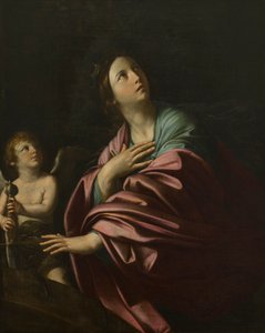 Svatá Kateřina Alexandrijská, kolem 1600-99 (olej na plátně)