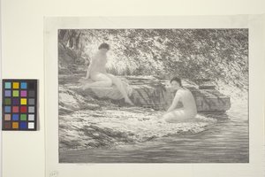 Lake Ladies (inkoust na papíře)