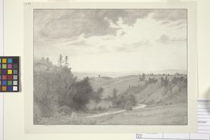 Blízko Burdette (inkoust na papíře) od Bolton Coit Brown