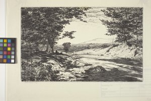 Hora (inkoust na papíře) od Bolton Coit Brown