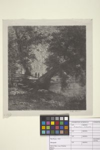Piknik (inkoust na papíře) od Bolton Coit Brown