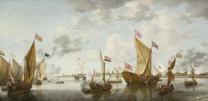 Přeprava po Schelde u Antverp