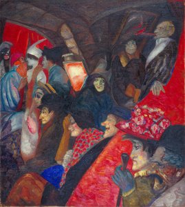 Kabaret Černá kočka, 1913 od Boris Dmitrievich Grigoriev