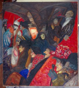 Kabaret Černá kočka v Paříži od Boris Dmitrievich Grigoriev