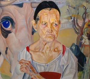 Mlékárna z cyklu Tváře Ruska, 1917 od Boris Dmitrievich Grigoriev