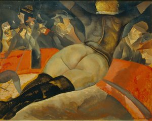 V cirkuse, c. 1908 od Boris Dmitrievich Grigoriev