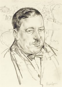 Portrét umělce Ilji Mashkova od Boris Dmitrievich Grigoriev