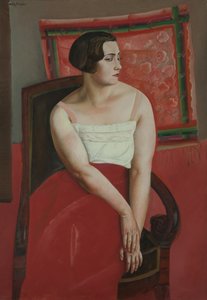 Portrét mladé ženy. od Boris Dmitryevich Grigoriev