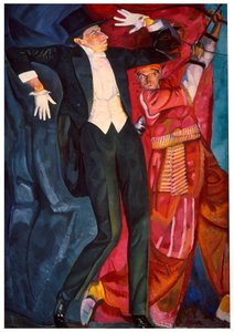 „Portrét scénického producenta Vsevoloda Meyerholda“, 1916 od Boris Grigor
