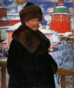 Autoportrét, 1912. od Boris Mikhailovich Kustodiev
