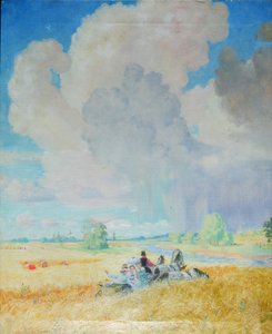 Léto, 1922 od Boris Mikhailovich Kustodiev