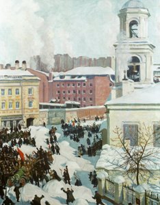 27. února 1917 1917 od Boris Mikhailovich Kustodiev
