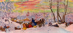 Masopust, 1916, 1939. od Boris Mikhailovich Kustodiev