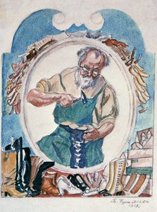 Švec, 1918. od Boris Mikhailovich Kustodiev