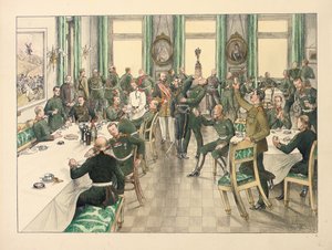 Tradiční snídaně pořádaná na památku bitvy u Telish, které se 12. října 1877 zúčastnil egerský gardový pluk od Boris V. de Heroys