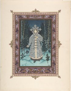 Ilustrace k pohádce Sněgurochka, c. 1925