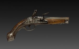 Pistole křesadlového zámku, 1700s. od Bortolo Agazzi