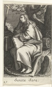 Svatá Sarah z Libye Sancta Sara (titul na objektu) Hermitesses (název série) Sacra Eremus Ascetriarum (název série)