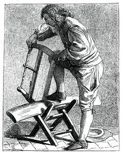 Řezák dřeva, 1737-1742.