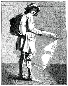 Prodejce tisku, 1737-1742. od Bouchardon