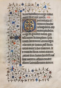 Book of Hours Use of Paris: Decorated Initial, c. 1420.