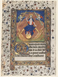 List z knihy hodin: Kristus v soudu, c. 1415. od Boucicaut Master