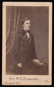 Portrét Williama Pitta Fessendena 1806-1869, před rokem 1869. od Brady