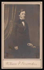 Portrét Williama Pitta Fessendena 1806-1869, před rokem 1869. od Brady