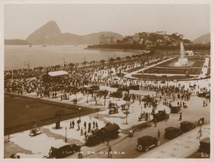 Zahrady Gloria, Rio de Janeiro (čb fotografie) od Brazilian Photographer