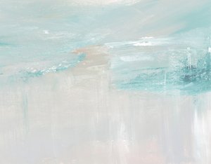 Jemný modrý horizont