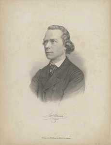 Portrét pianisty a skladatele Carla Heinricha Carstena Reineckeho 1824-1910, c. 1850.