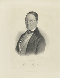 Portrét pianisty a skladatele Charlese Mayera 1799-1862, cca 1854.
