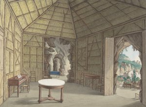 Jídelna, Villa Barbaja, Neapol, 1800-1870. od British Anonymous 19th Century.