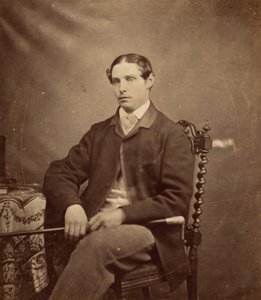 Portrét muže, c. 1855 (foto) od British Photographer