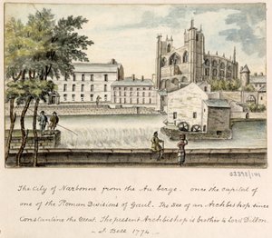 Série skic, pohledy ve Velké Británii, kontinentu a Americe 1772-1778 (akvarel) od British School