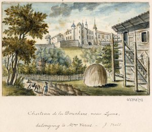 Série skic, pohledy ve Velké Británii, kontinentu a Americe 1772-1778 (akvarel) od British School