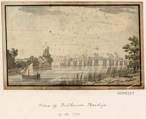 Série skic, pohledy ve Velké Británii, kontinentu a Americe 1772-1778 (akvarel) od British School