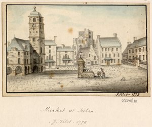 Série skic, pohledy ve Velké Británii, kontinentu a Americe 1772-1778 (akvarel) od British School