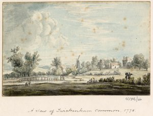 Série skic, pohledy ve Velké Británii, kontinentu a Americe 1772-1778 (akvarel) od British School