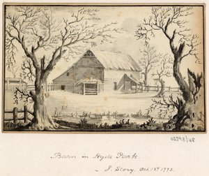 Série skic, pohledy ve Velké Británii, kontinentu a Americe 1772-1778 (akvarel) od British School