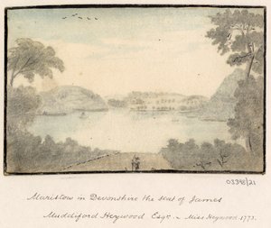 Série skic, pohledy ve Velké Británii, kontinentu a Americe 1772-1778 (akvarel) od British School