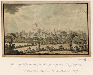 Série skic, pohledy ve Velké Británii, kontinentu a Americe 1772-1778 (akvarel) od British School