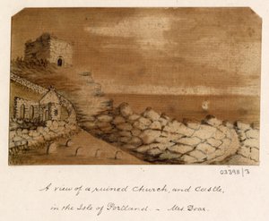 Série skic, pohledy ve Velké Británii, kontinentu a Americe 1772-1778 (akvarel) od British School